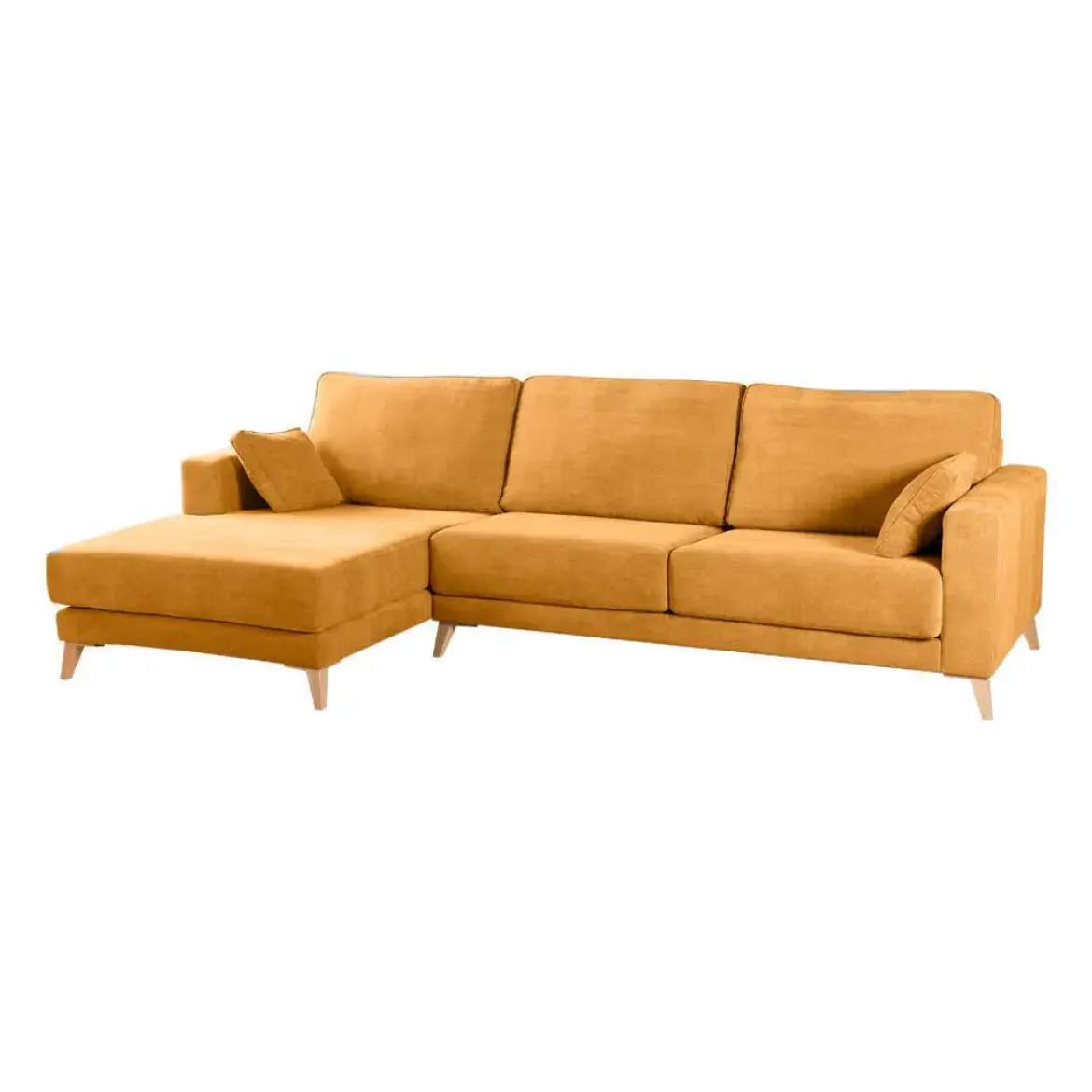 Chaiselongue Izquierda 3 Plazas 300 cm Tapizado en Poliéster GIOVANI