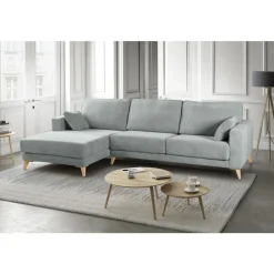 Chaiselongue Izquierda 3 Plazas 300 cm Tapizado en Poliéster GIOVANI