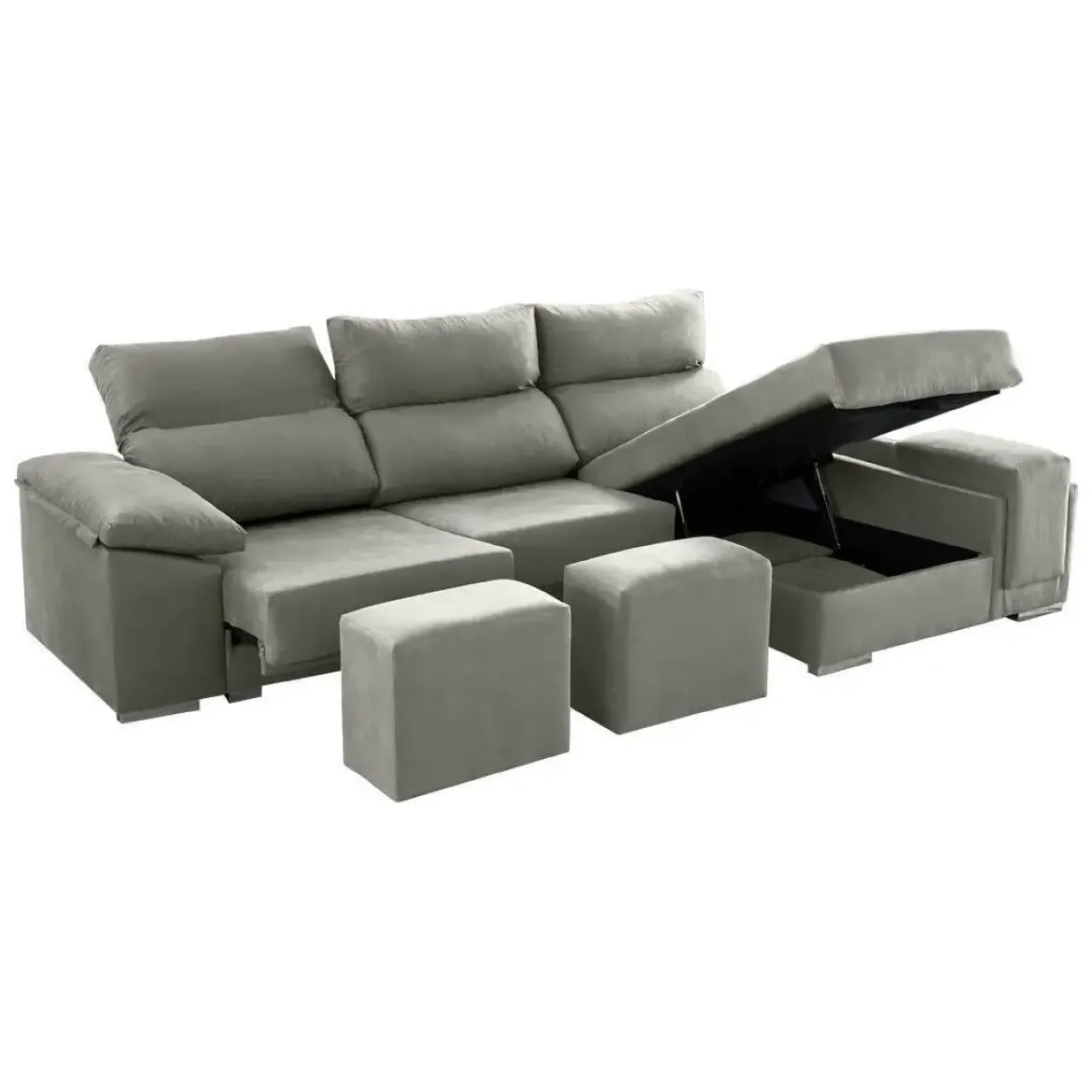Chaise Longue 3 Plazas Deslizante a Derecha Kenia