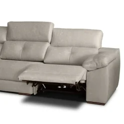 Chaise Longue Relax Eléctrico Tapizado en Tela Izquierda MÁXIMO