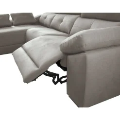 Chaise Longue Relax Eléctrico Tapizado en Tela Izquierda MÁXIMO