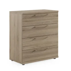 Cómoda de Dormitorio 4 Cajones 80 cm Melamina KRONOS.5 DK15