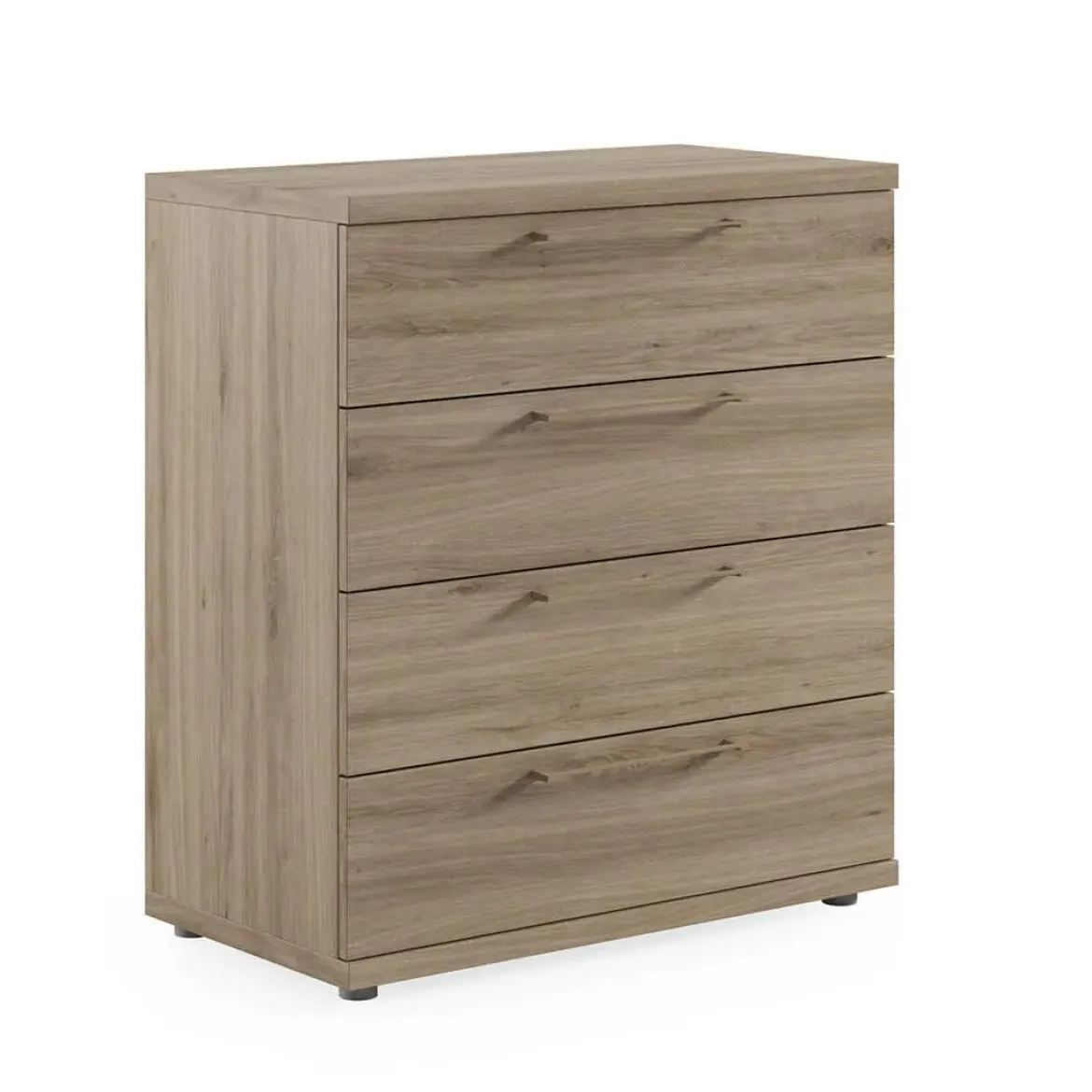 Cómoda de Dormitorio 4 Cajones 80 cm Melamina KRONOS.5 DK15