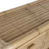 Cómoda de Dormitorio en Bambú y Ratán Natural MB-221751