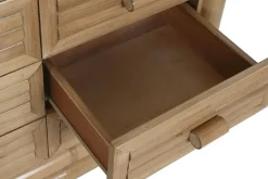Cómoda de Dormitorio en Bambú y Ratán Natural MB-221751