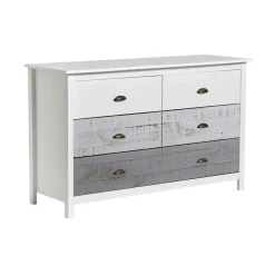 Cómoda de Madera con 6 Cajones ROMANTICA