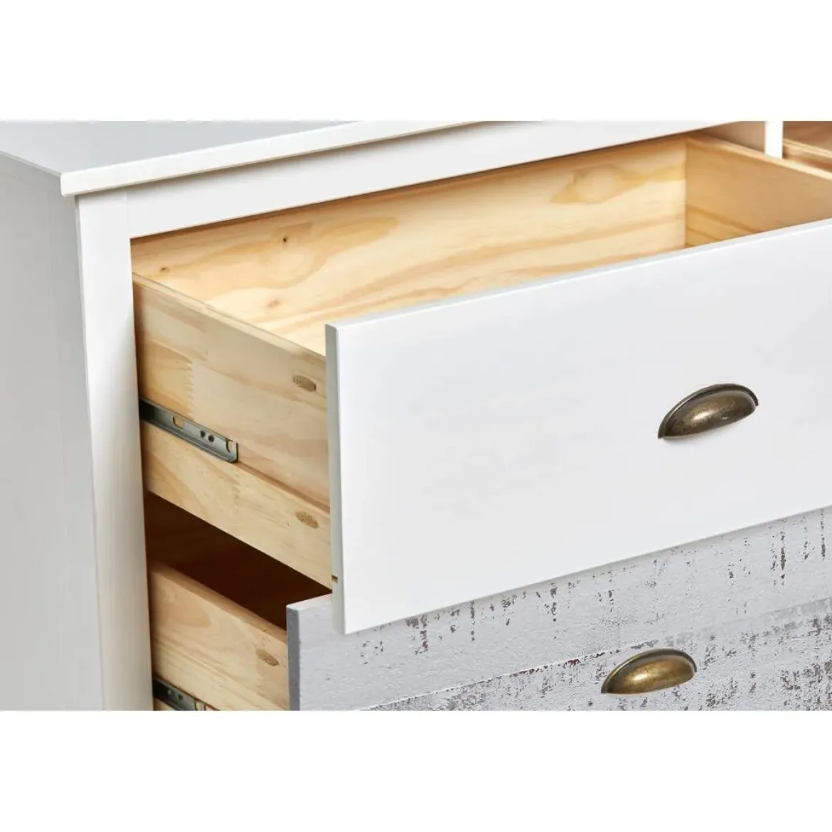 Cómoda de Madera con 6 Cajones ROMANTICA