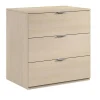 Cómoda de tres cajones con acabado de roble LC7823R