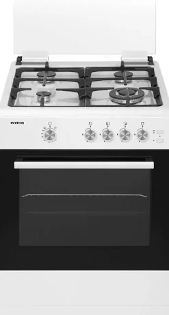 Cocina de Gas INFINITON 4 Fuegos Blanca 60 cm CC60BBLE