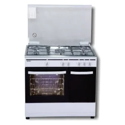 Cocina de Gas ROMMER con Horno Gas y Portabombonas CH900BXFGPB