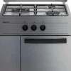 Cocina Gas INFINITON 3 Fuegos Inox Wok CC3AC