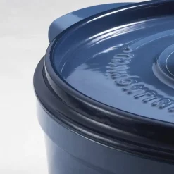Cocotte de Hierro Fundido Esmaltado Azul 22 cm 3,7L 31700154