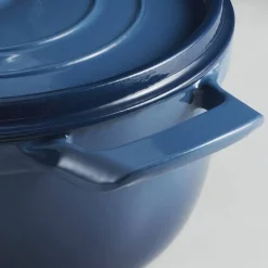 Cocotte de Hierro Fundido Esmaltado Azul 22 cm 3,7L 31700154