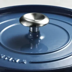 Cocotte de Hierro Fundido Esmaltado Azul 26 cm 5,6L 31700156
