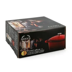 Cocotte de Hierro Fundido Esmaltado 24 cm 3,7L BIDASOA 7664008