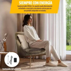 Cojín Térmico Eléctrico Inalámbrico con Powerbank TRISTAR BW4798