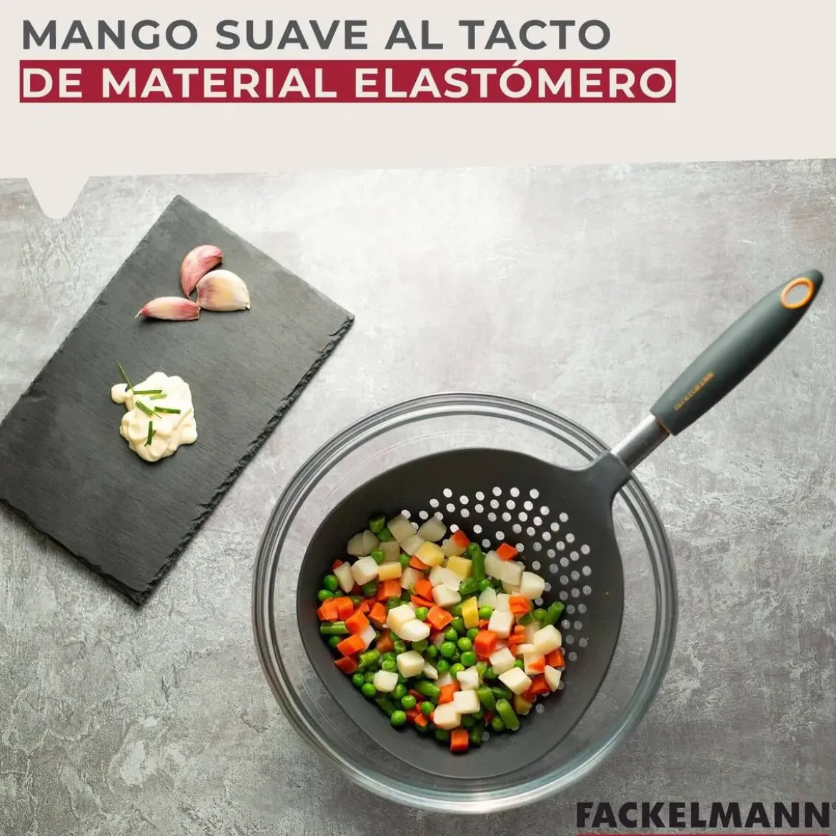 Colador Escurridor Antiadherente con Mango Ergonómico 25214