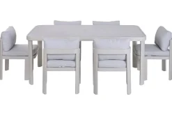 Comedor de Jardín de Aluminio con 6 Sillas Arena MB-224139