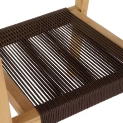 Comedor de Jardín de Madera de Teca con Mesa Cuadrada MB-204125