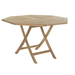Comedor de Jardín Plegable de Madera de Teca 4 Comensales MB-193185