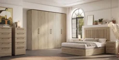 Composición de Dormitorio en Roble Natural KRONOS 5 N 808
