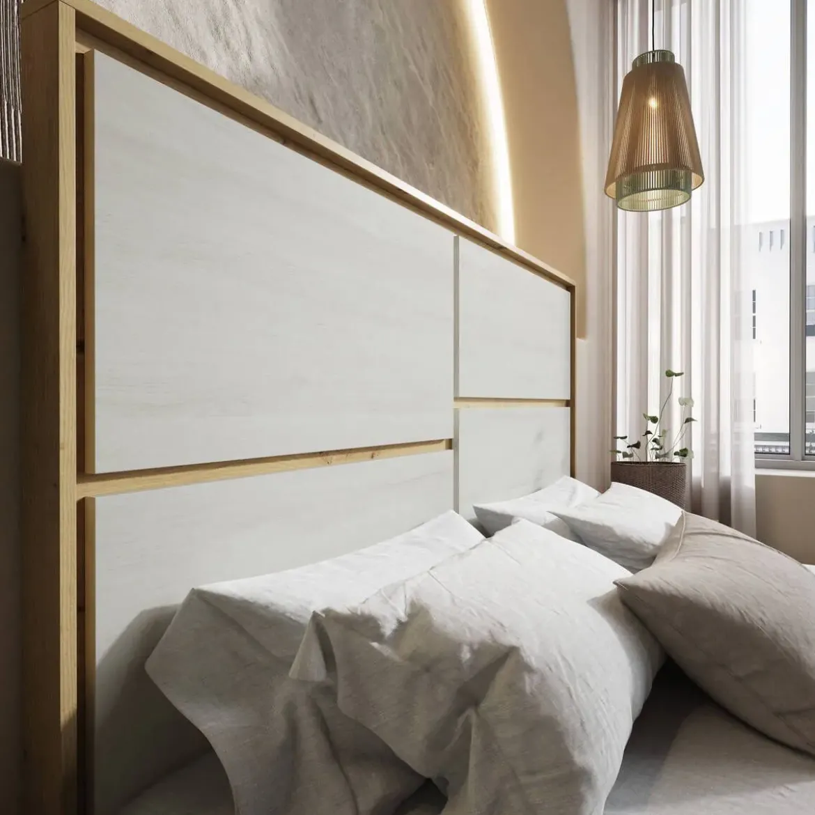 Composición de Dormitorio Polar/Artisan KRONOS 5 N 801