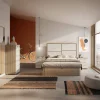 Composición de Dormitorio Roble Natural/Polar KRONOS 5 N 804