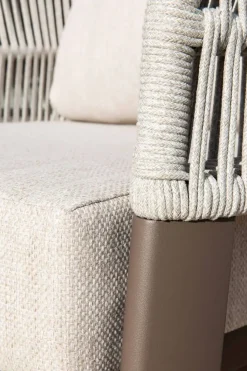 Composición de Jardín Aluminio Taupe con Cuerda Beige CARPIO