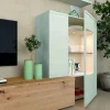 Composición de Salón 270 cm Acabado en Polar y Artisan NEO.4 305