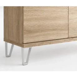 Composición de Salón 260 cm Moderna en Roble Natural KRONOS.5N 607