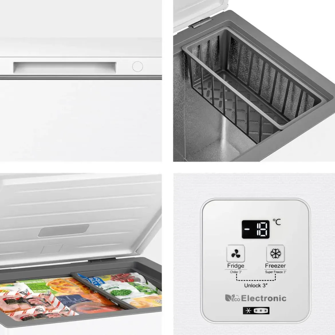 Congelador Horizontal Hisense 141 Litros Convertible Clase D FT145N1AWDL