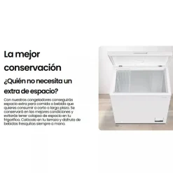 Congelador INFINITON 142 L Clase E CH15H86WEH