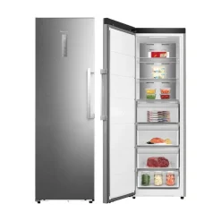 Congelador Vertical HISENSE FT3K310SAIE1 No Frost 312L Inox Display Exterior