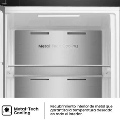 Congelador Vertical HISENSE FT3K310SAIE1 No Frost 312L Inox Display Exterior