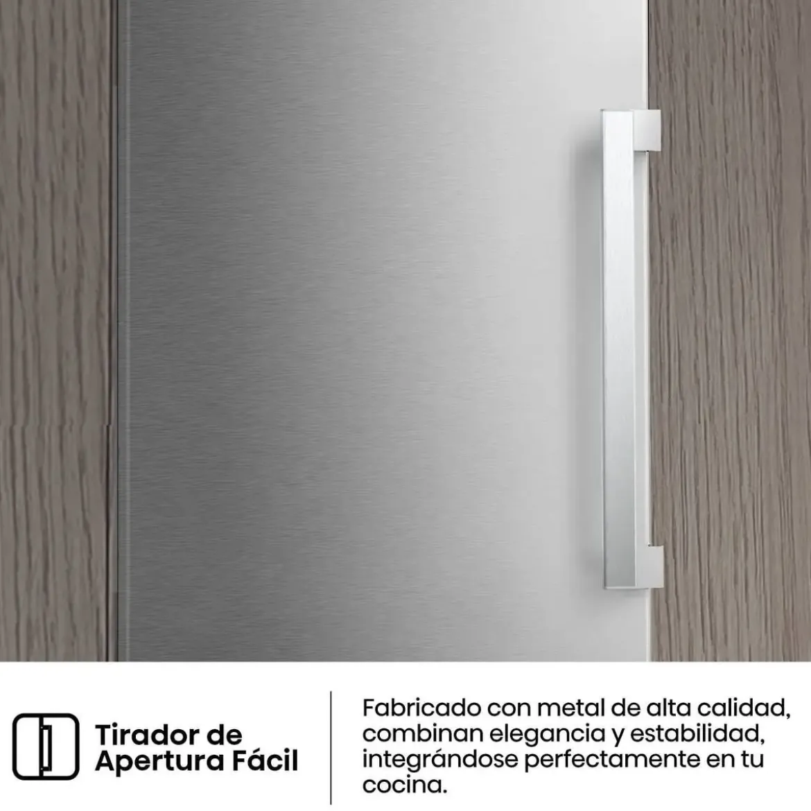 Congelador Vertical HISENSE FT3K310SAIE1 No Frost 312L Inox Display Exterior