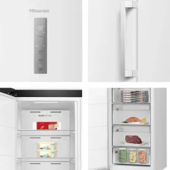 Congelador Vertical HISENSE FT3K310SAIE1 No Frost 312L Blanco Display Exterior