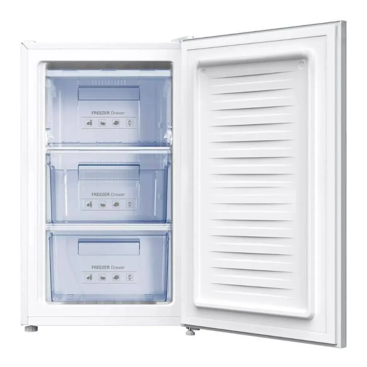 Congelador Vertical INFINITON 63 Litros con 3 Cajones CV85L8BDD
