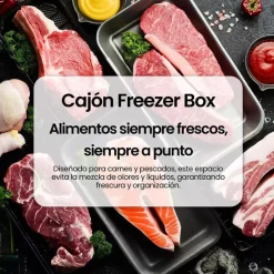 Congelador Vertical INFINITON 63 Litros con 3 Cajones CV85L8BDD
