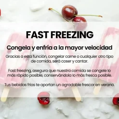 Congelador Vertical Infiniton 274L No Frost Inverter CV274L85BDK