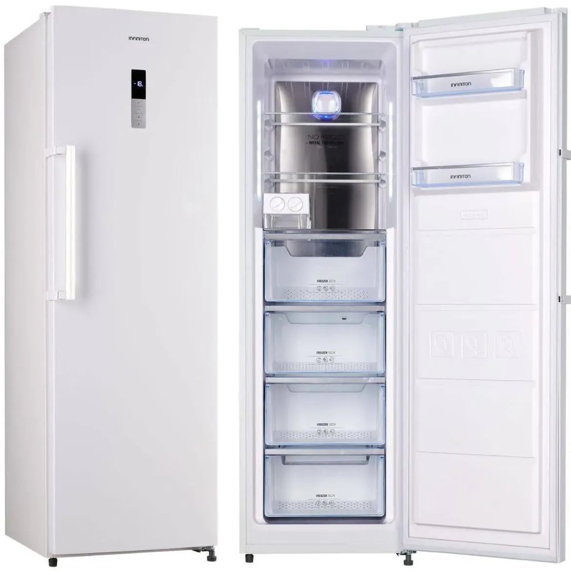 Congelador Vertical INFINITON 182 Litros CV265L85WEM