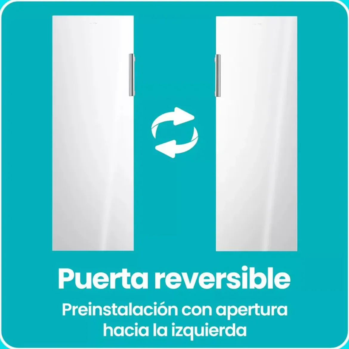Congelador Vertical INFINITON 240L 172x59.5cm CV240L72WEC