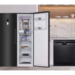 Congelador Vertical INFINITON No Frost E 185cm Inox CV-19DST