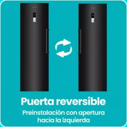 Congelador Vertical INFINITON No Frost E 185cm Inox CV-19DST