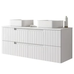 Conjunto de Baño en Blanco Mate con Lavabo CLAIR