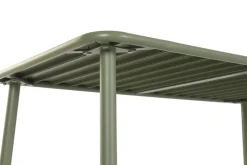 Conjunto de Comedor Exterior 4 Sillas Apilables Verde Menta MB-224152