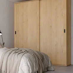 Conjunto de Dormitorio Color Humo y RobleJORDAN EVO Nº 25