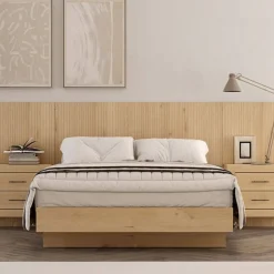 Conjunto de Dormitorio JORDAN EVO de melamina en roble Nº 6