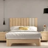 Conjunto de Dormitorio JORDAN EVO En Acabados Roble Natural y Perla Nº 12