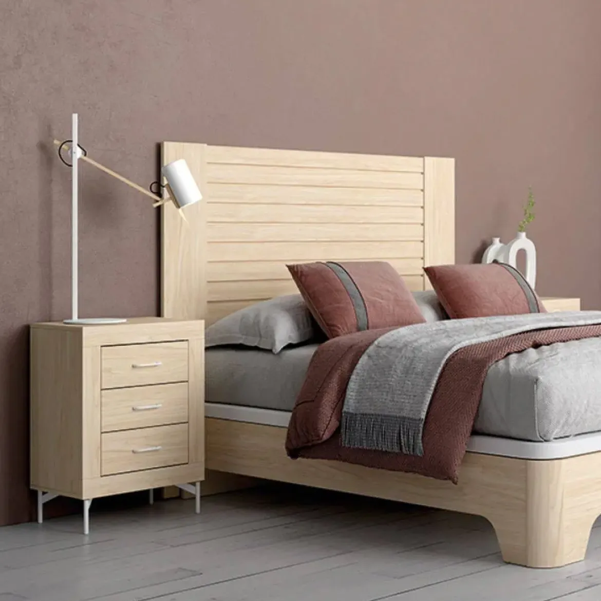 Conjunto de Dormitorio JORDAN EVO en Acabado Alpin Nº 13