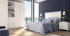 Conjunto deDormitorio JORDAN EVO Acabado Soul blanco y Blanco lined Nº 16